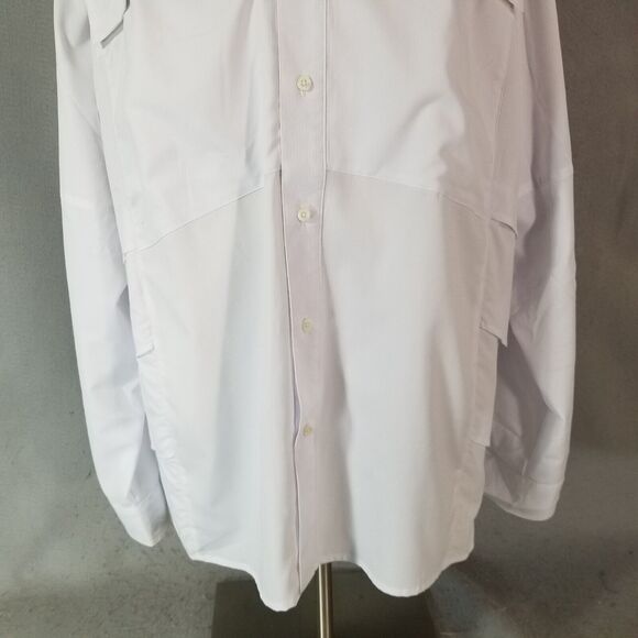 Reel Legends shirt men's 2XL XXL white long sleeve Dri-Fit Outdoor fishing - Picture 3 of 9